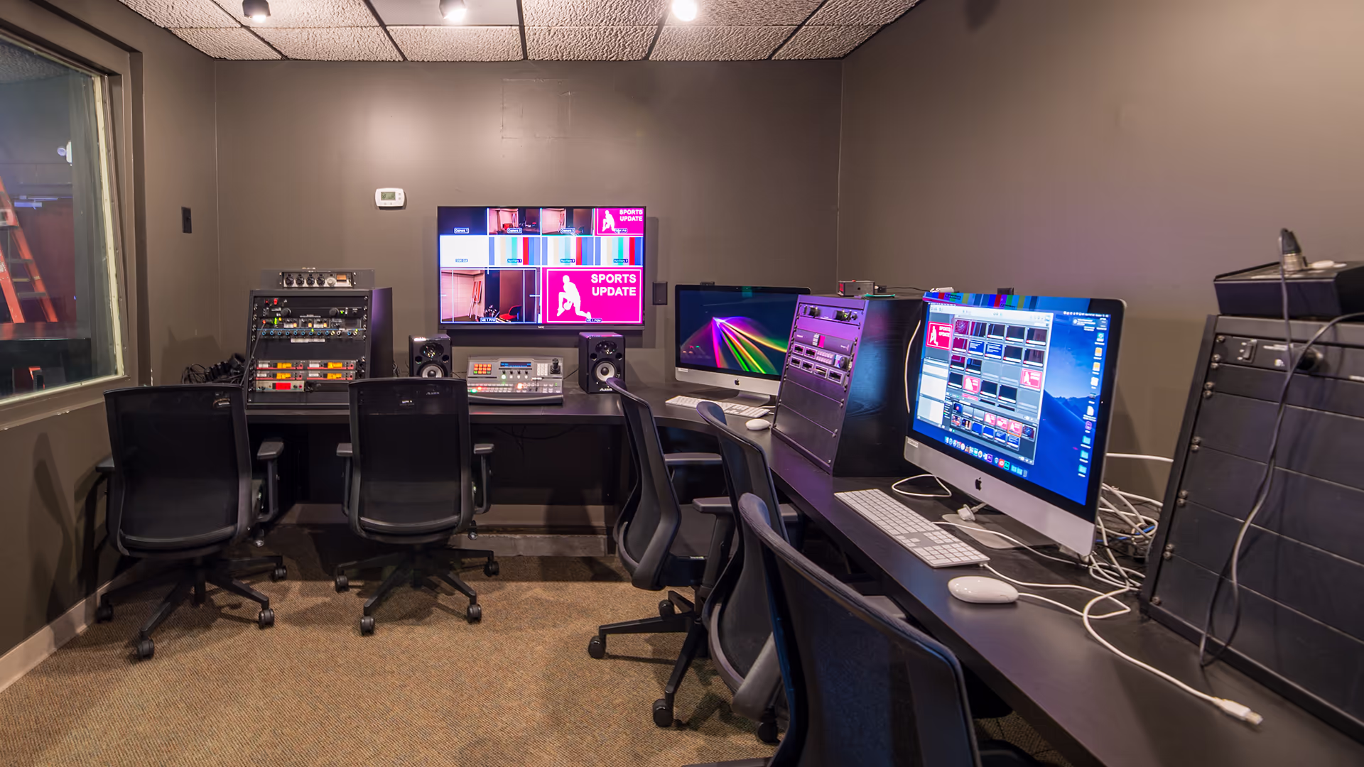 broadcast control room