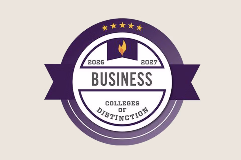 Recognized by Colleges of Distinction