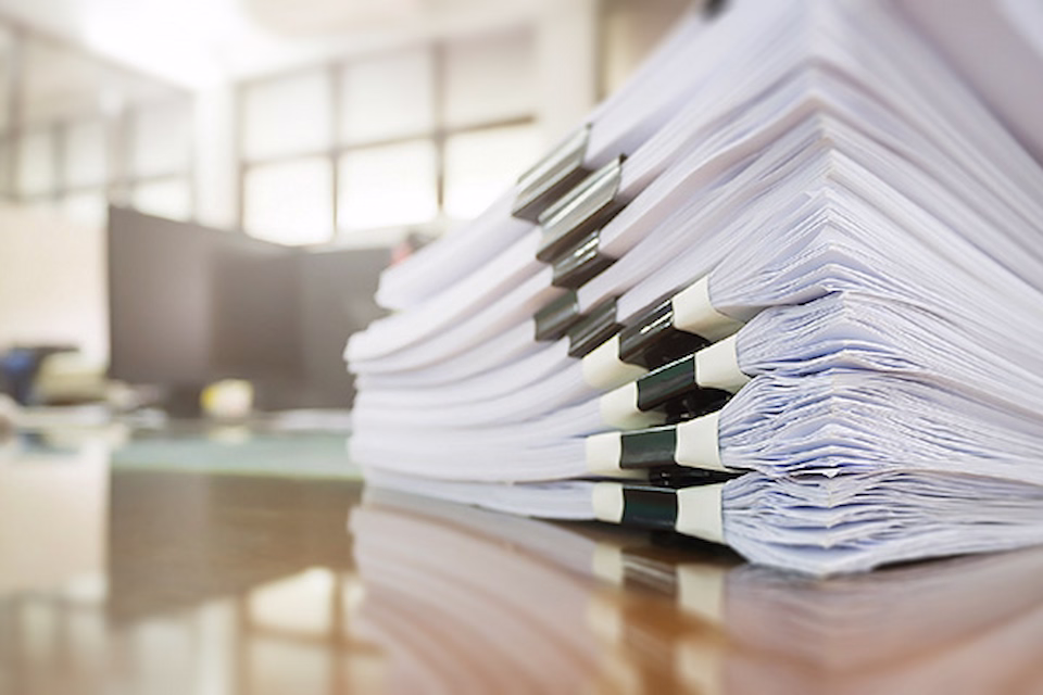 Stack of Paperwork