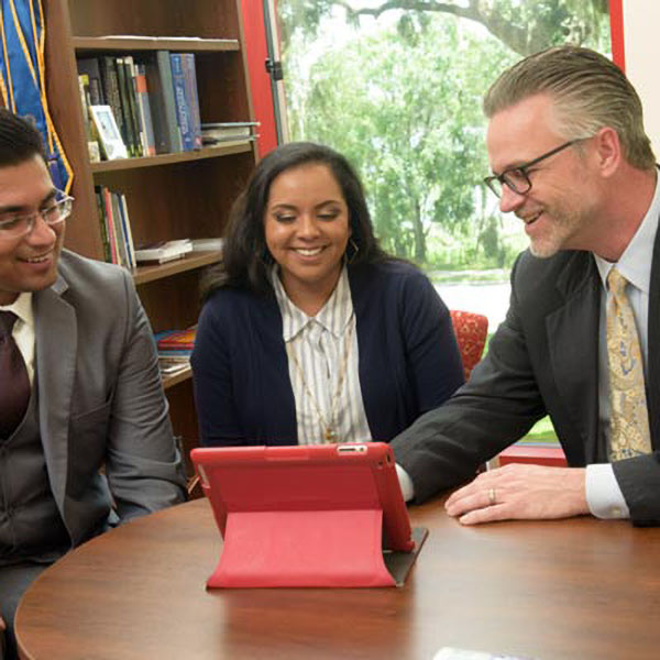 Virtual Conference on tablet