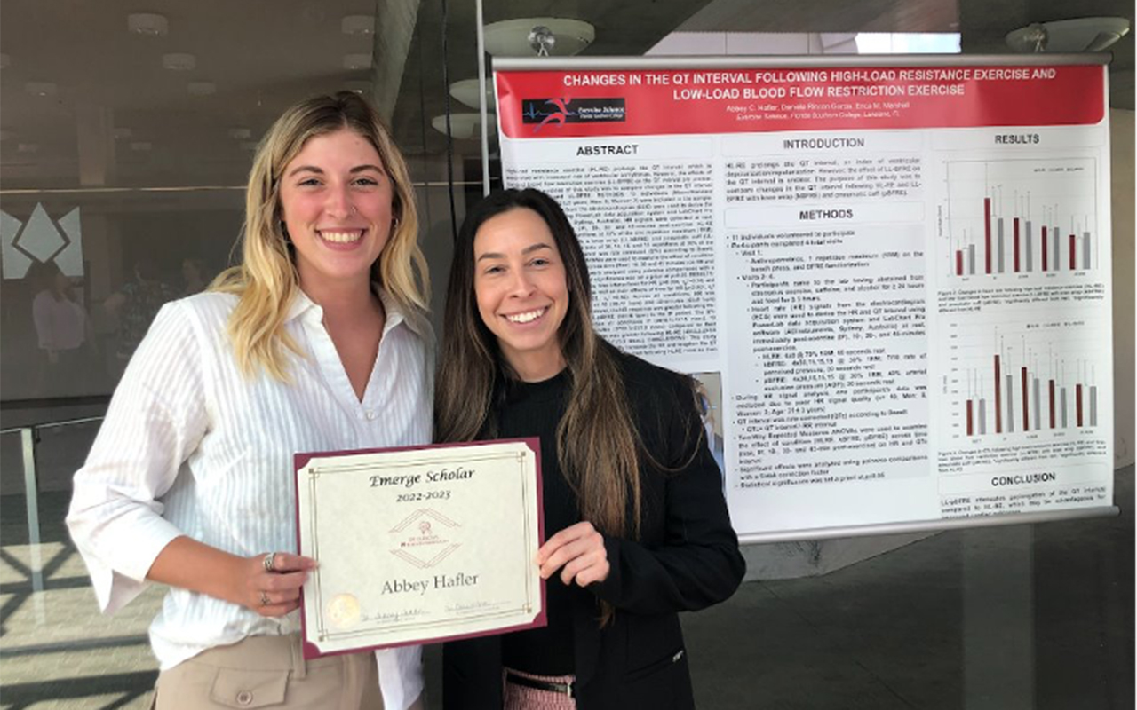 the alumni with their research