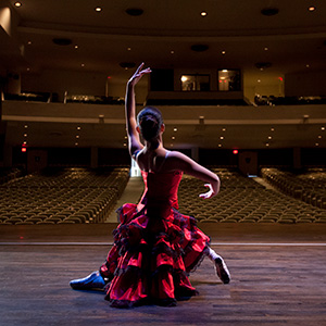 ballet dancer performing