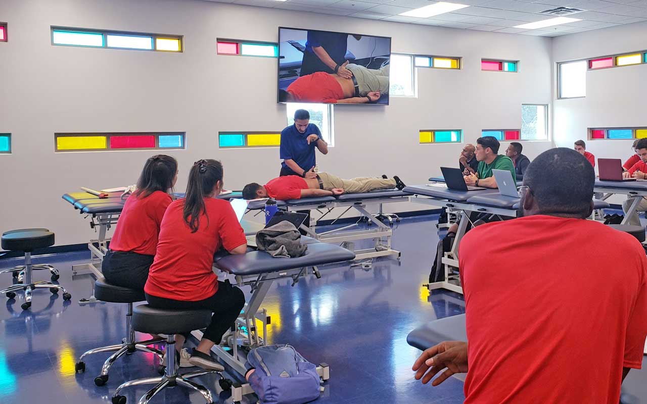 physical therapy faculty teaching