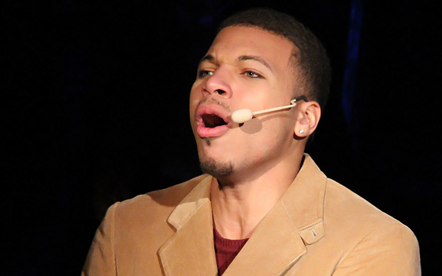 Mister Fitzgerald performing in Rent, November 2014