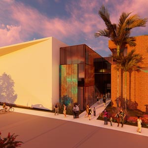 polk museum of art expansion rendering