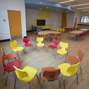 Classroom in new building