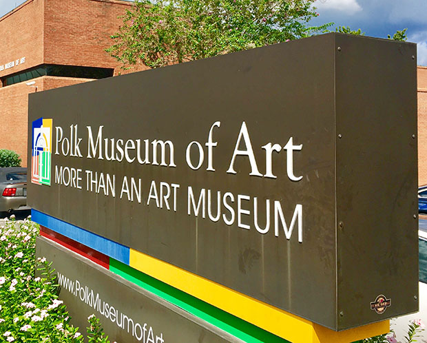 Polk Museum of Art Sign