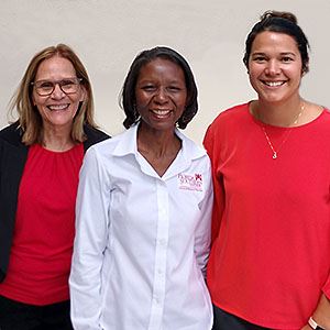 Dr. Nancy Nuzzo, Dr. Prisca Collins, and Dr. Maria Torres-Palsa