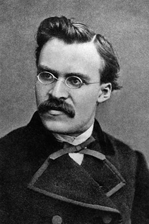 German philosopher Friedrich Nietzsche (1844 - 1900).