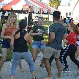 Multicultural Students Dancing