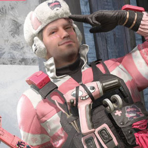 Rainbow Six Siege operator Ace skin designed by Kris Falbec