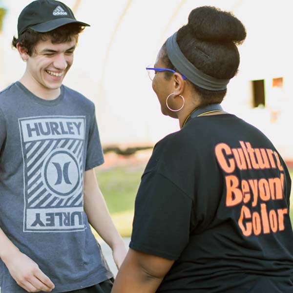 Multicultural Students at Rally