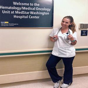 Hannah Liebmann at the Hematology/Medical Oncology Unit at MedStar Washington Hospital Center 