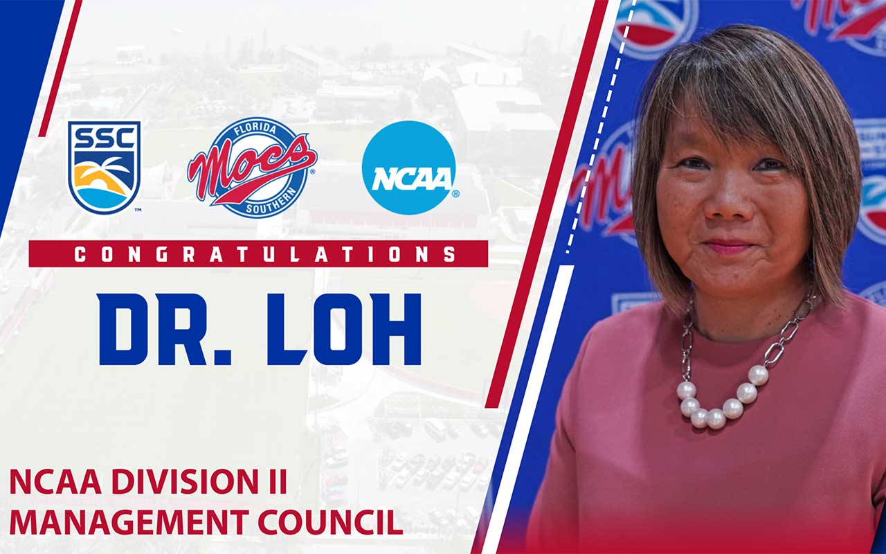 Dr Katherine Loh NCAA Division II Management Council Graphic