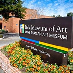 Polk Museum of Art sign