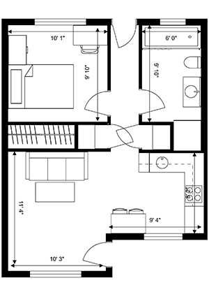 Ledger Apartment Floorplans