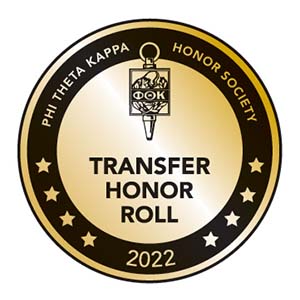 Phi Theta Kappa 2022 Transfer Honor Roll