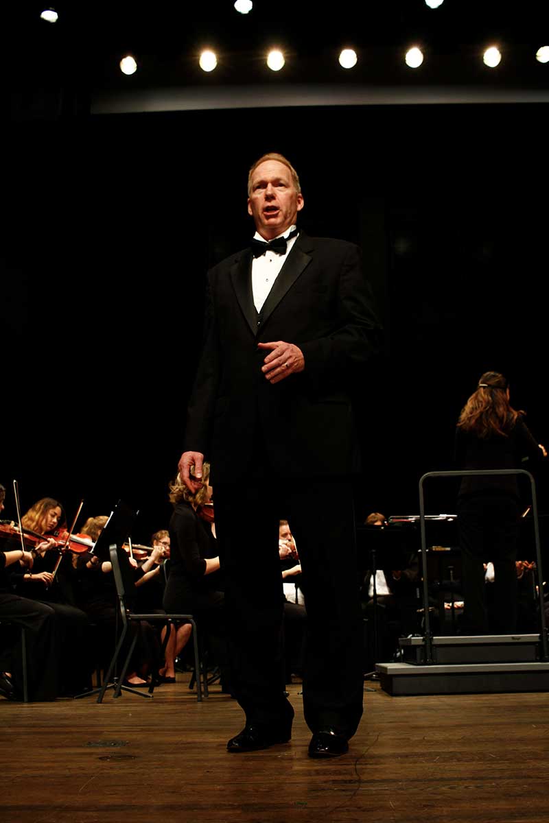 Mark Thomsen performing onstage