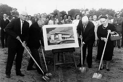 Roux Library Groundbreaking 1966