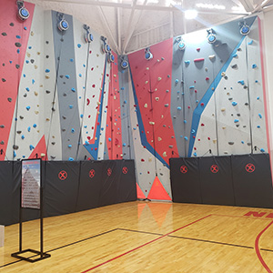 Climbing and Bouldering Wall